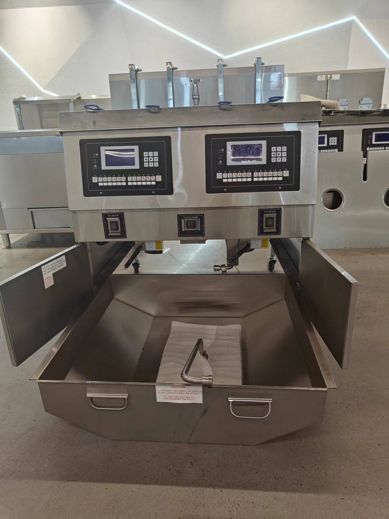 Gas open fryer