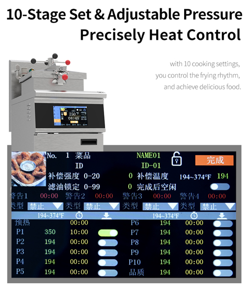 Bata screen control panel